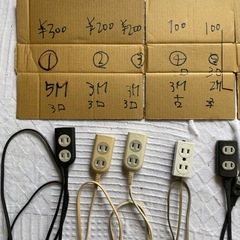 電源ケーブルコンセント　延長コードの画像