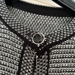 《9/16日までの出品》ノーカラー薄手ジャケット　Lの画像