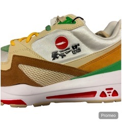 ✨希少・新品✨ le coq sportif × 天下一品 コラボスニーカー　27㎝ の画像