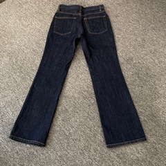 GU　 フレア　デニム　ジーンズ　ブーツカット　ボトム　の画像