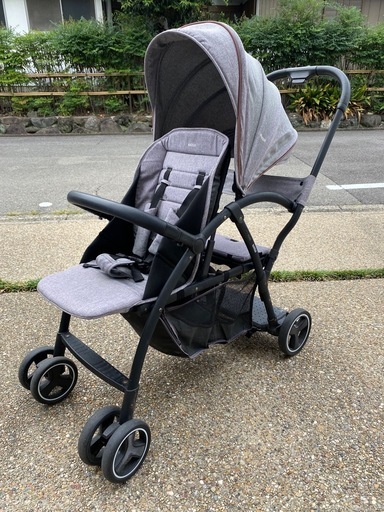 カトージ ベビーカー 2-Seater グレー