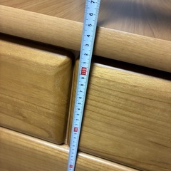 【1,000円】木製タンス 6段収納 幅90cm×奥行45cm×高さ110cmの画像