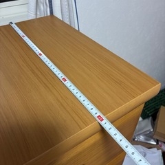 【1,000円】木製タンス 6段収納 幅90cm×奥行45cm×高さ110cmの画像