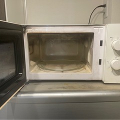 Nsimple電子レンジ 600W ホワイト 2021年製の画像