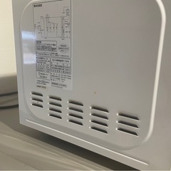 Nsimple電子レンジ 600W ホワイト 2021年製の画像