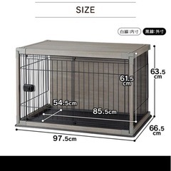 犬用ケージの画像