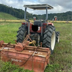 KubotaトラクターGL-53 ロータリー付けの画像