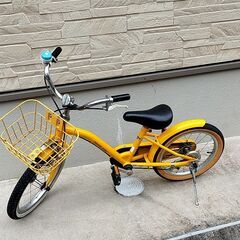 子供用自転車16インチ　黄色の画像
