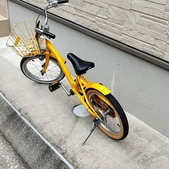 子供用自転車16インチ　黄色の画像