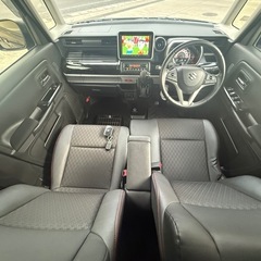 極美！車検9年２月末⭐︎30年スペーシアカスタムXSターボ！純正8㌅でかナビ フルセグTV Bluetooth 両側パワスラ ETC⭐︎上級グレードオプション多数！不具合無し程度良し⭐︎の画像