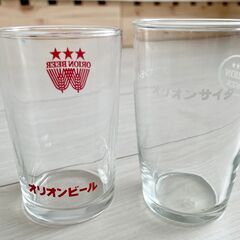 オリオンビールのロゴ入りミニグラスの画像