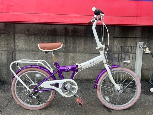 NO:9 　折りたたみ自転車　LATTE 20インチ