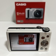 【未使用級】CASIO EXILIM HS EX-ZR400 ホワイト 廃盤品の画像