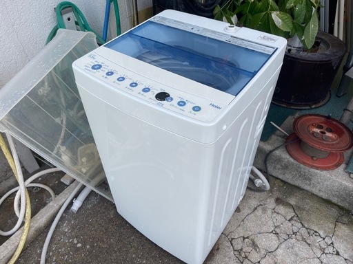 【リサイクルサービス八光】2019年製　ハイアール　洗濯機　5.5㎏　JW-C55CK
