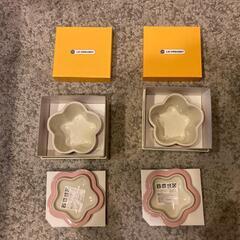 【新品】ル・クルーゼ スモール ラムカン フルール　2個セットの画像