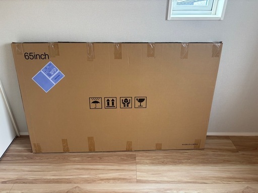 新品未使用テレビ保護パネル　65インチ用