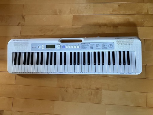 カシオCasiotone 光ナビゲーションキーボード LK-330 ホワイトパープル