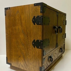 帳箪笥 明治時代 アンティーク古家具の画像