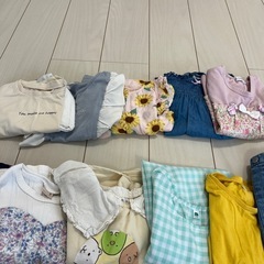 女の子100cm〜120cmまとめ　洋服春夏秋冬の画像