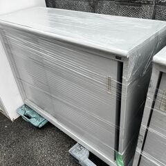 【★引き取り限定価格】 UCHIDA製  スチール 収納庫 横：約125cm オフィス 倉庫の画像