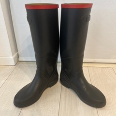 AIGLE エーグル 長靴22.5㎝レインブーツ ネイビー紺の画像
