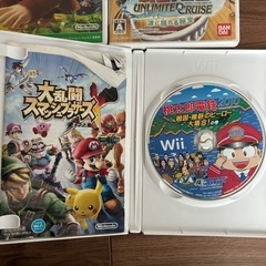ニンテンドーwiiとソフトのセットの画像