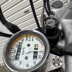 TW200E ロンスイ スカチューン 不動 ジャンク 部品取り バイク車体の画像