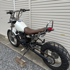 TW200E ロンスイ スカチューン 不動 ジャンク 部品取り バイク車体の画像