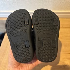 メッシュサンダル　黒の画像