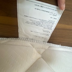 引き取り希望☆ニトリ木製フレーム・マットレスセット 引き出し付きの画像