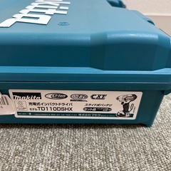 マキタ makita 充電式インパクトドライバ 電動ドライバ バッテリ 急速充電器付 TD110DSHX 新品未開封 未使用の画像