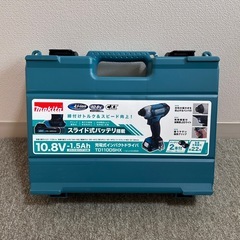 マキタ makita 充電式インパクトドライバ 電動ドライバ バッテリ 急速充電器付 TD110DSHX 新品未開封 未使用の画像