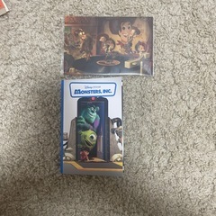 Disneyの空き缶と1番くじの景品の画像
