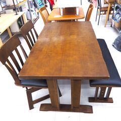 ダイニングテーブル4点セット　リユース品　価格　27,500円の画像