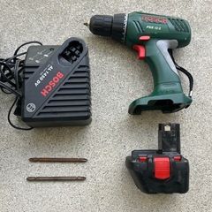インパクト　電動ドリル　ドライバー　工具　BOSCH AL1450DV PSR12-2の画像
