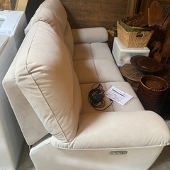 引き取り希望☆ YES140001 3P ヌノ　両電動リクライニングソファーの画像