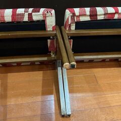 【引越一掃】北欧風ミキモク　パフューム　スツール２脚セットの画像