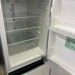 ジャングルジャングル貝塚店 150L 冷蔵庫 2ドア ハイセンス HISENCE HR-D15C 2020年製 単身用 一人暮らし 白 ホワイト 中古 リサイクル リユース 洗浄済みの画像