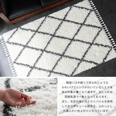 北欧風ラグの画像