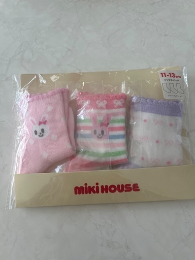 ミキハウス 靴下 11〜13センチ (れい) 大久保のマタニティ用品の中古