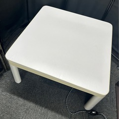コタツテーブル リバーシブル ホワイト/ベージュの画像