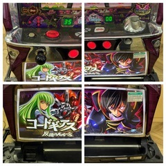 0517 Sammy サミー パチスロ実機 コードギアス 反逆のルルーシュZF コインレス機 家庭用電源 動作確認済 設定キー有 の画像