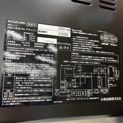 KOIZUMI 電子レンジのご紹介です！の画像
