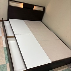 ニトリ ダブルベットフレーム(アザン3 浅型/MBRの画像