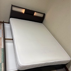 ニトリ ダブルベットフレーム(アザン3 浅型/MBRの画像