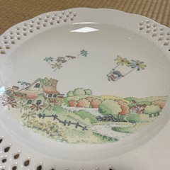 大皿2枚ファンシー柄♡オードブルにもの画像
