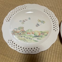 大皿2枚ファンシー柄♡オードブルにもの画像