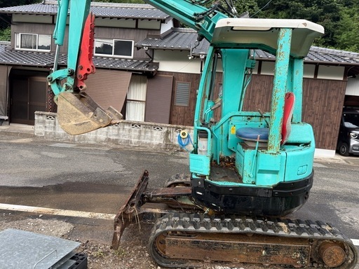 コベルコKOBELCO3tユンボ、アタッチメントフォーク付き