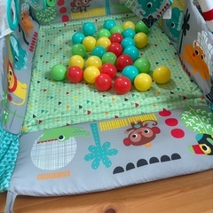 音も流れるボールプールの画像