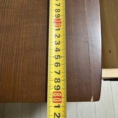 タンス４段　天然木　２台目
の画像